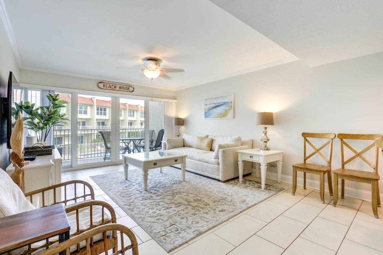 St Augustine Poolside Oasis With Private Patio! Daire St. Augustine Dış mekan fotoğraf